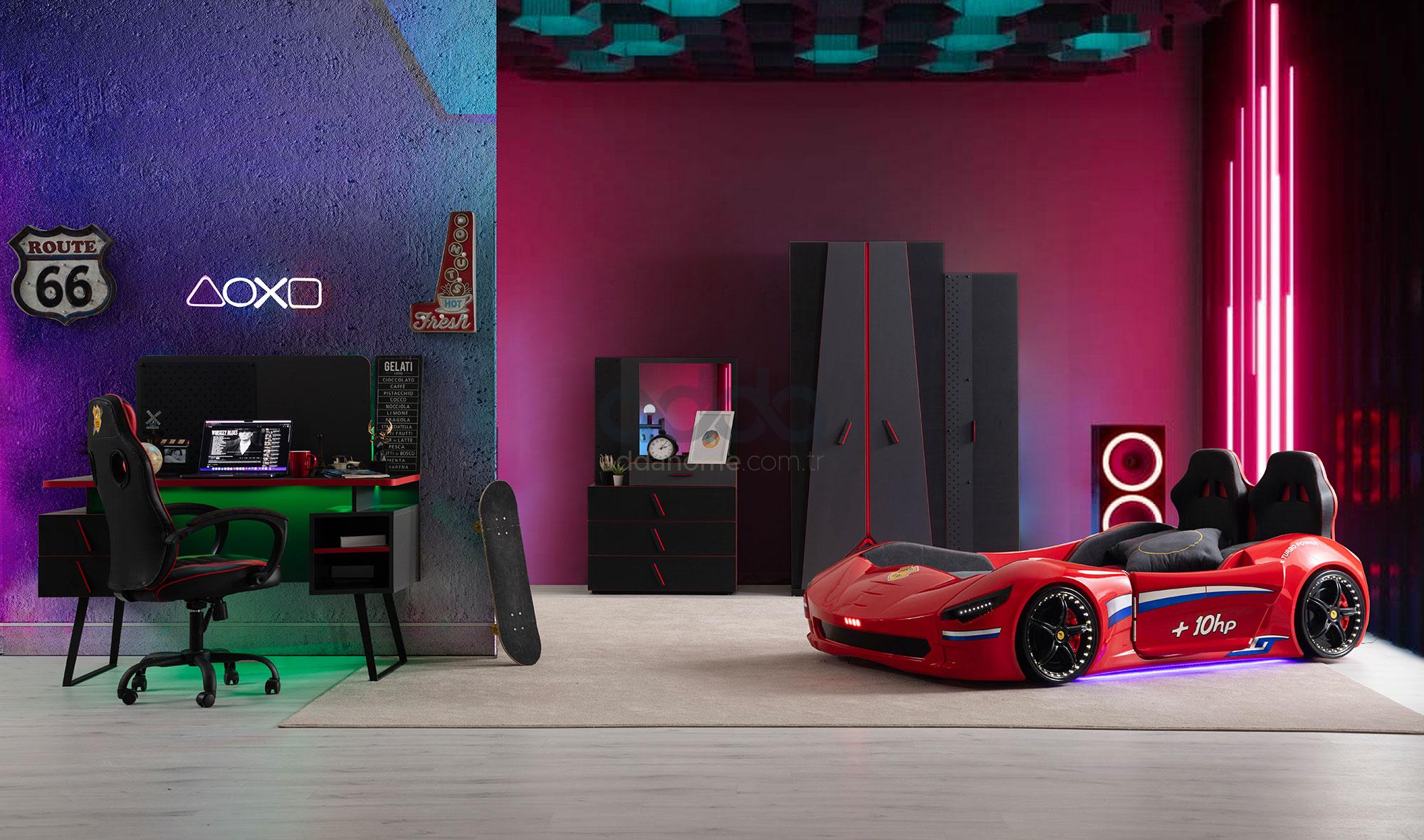 Gamer Arabalı Genç Odası Gamer Arabalı Genç Odası